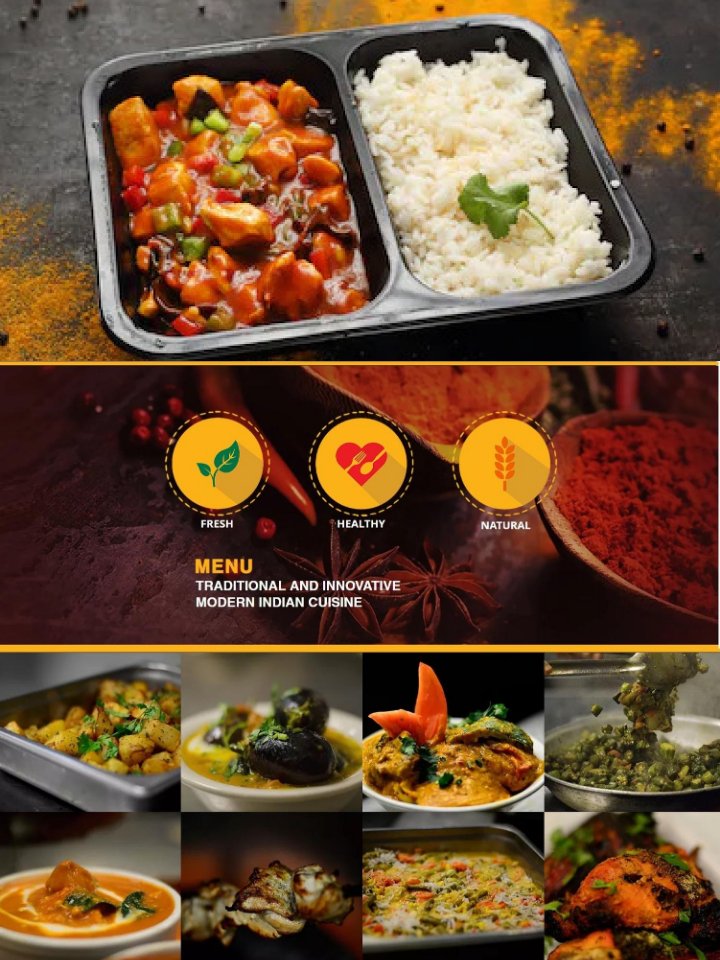 Indian Food Takeway Box