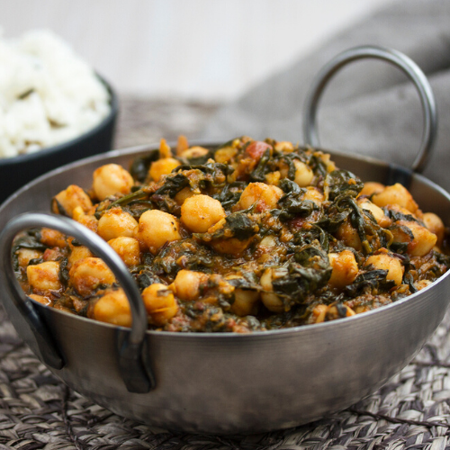 Palak Chana Palak Chana