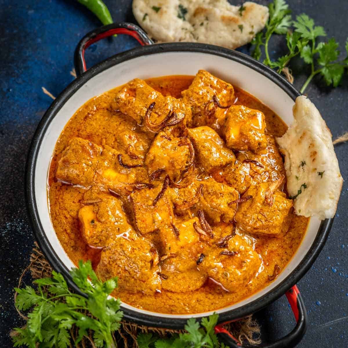 Shahi Paneer Korma indisk curry Falun Aaima Kitchen