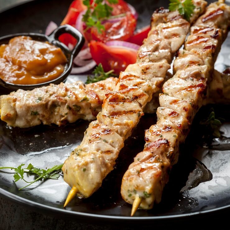 Chicken Shish Kebab - Indisk specialitet Falun Aaima Kitchen