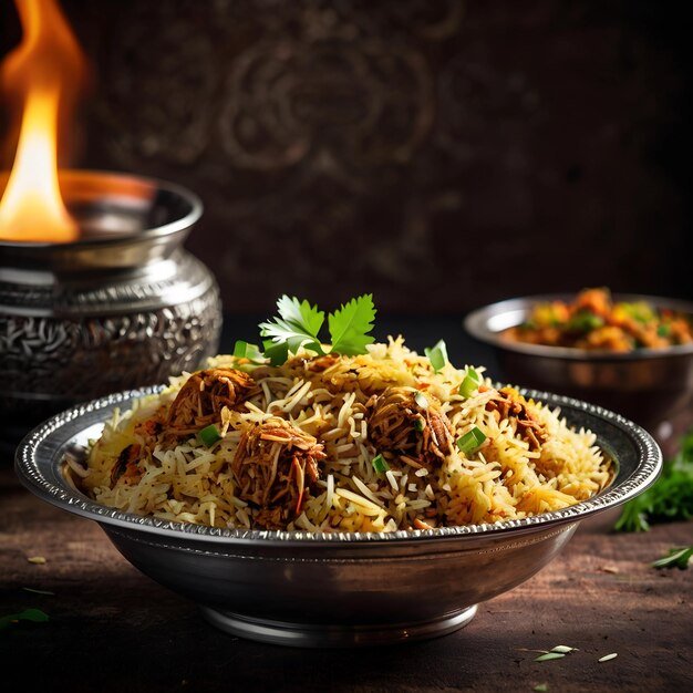 Aaima Kitchen smakrik biryani risrätt
