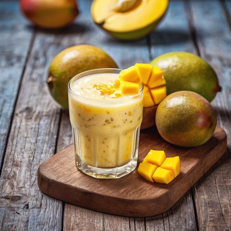 Lemonad med mangomilkshake Falun Aaima Kitchen