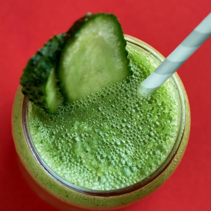 Grön smoothie med gurka Falun Aaima Kitchen