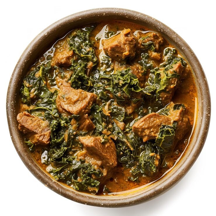 Mouthwatering Koudougou Kale Korma krämig grönsaksgryta med kål och kryddor Aaima Kitchen