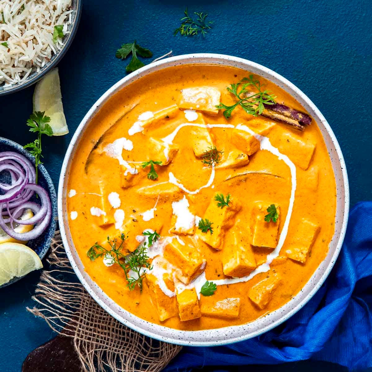 Paneer Butter Masala indisk curry Falun Aaima Kitchen